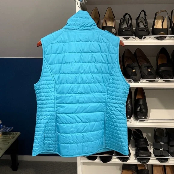 Nautica Turquoise Quilted Vest - Picture 2 of 5